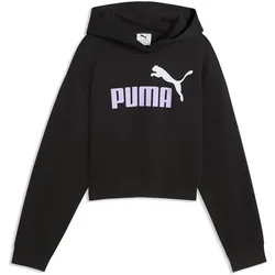 Felpa Con Cappuccio Essential 2 Color Nº1 Logo Short Length Black / Light Lavender 11-12 Anni
