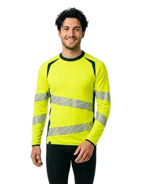 Sweat-shirt Accelerate Safe 19084 Hi-Vis Yellow / Dark Petroleum 5XL - MASCOT - FashionsVida