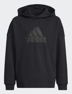 Felpa con cappuccio Future Icons Logo 7-8A Black / Black