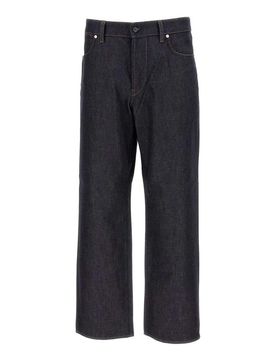 Jeans Pantalone Loose Raw