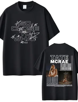 Tate Mcrae Album So Close To What Miss Possessive 2025 World Tour T Shirts Men Women Fashion Pop Music T Shirt Oversized T-shirt - Aliexpress - FashionsVida