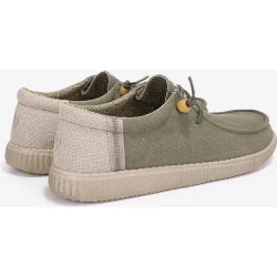 Zapatos cómodos de hombre tipo wallabi con talón a contraste