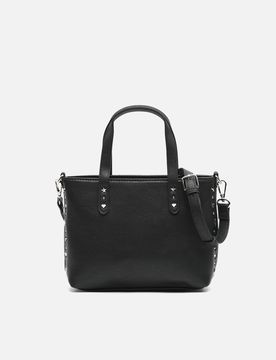 Macota bolso tote pequeño con asa bandolera y detalles metálicos