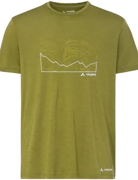 Tekoa Wool Herren T-Shirt, grün M - VAUDE - FashionsVida