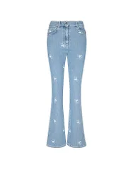 Jeans Flared Fit hellblau 27 damen