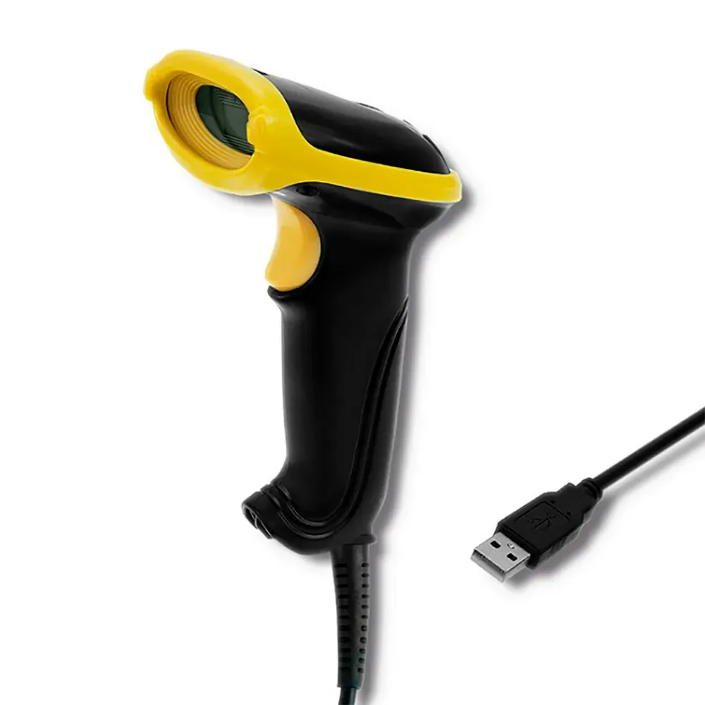 Lecteur De Codes-barres 50867 Laser Reader 1d 2d Usb Black Black One Size unisex - Qoltec - FashionsVida