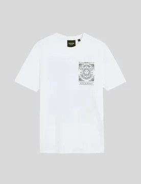 Mens Sunshine Inn Graphic T-Shirt - White - Size 3xl - Lyle & Scott - FashionsVida