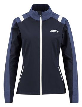 Langlaufskijacke Infinity Jacket Women Lake Blue für Damen Größe M Navy blau