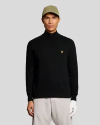 Men's Golf Performance 1/4 Zip Jumper in Black