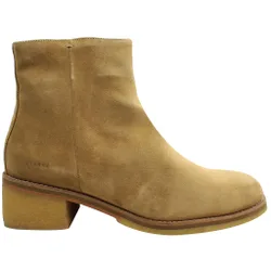 Amara Crepe Womens Tan Ankle Boots - Size Uk 6