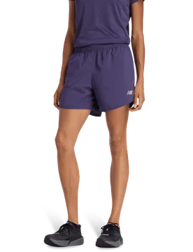 Women Shorts - Purple - Size L - Purple - Size: Large - New Balance - FashionsVida