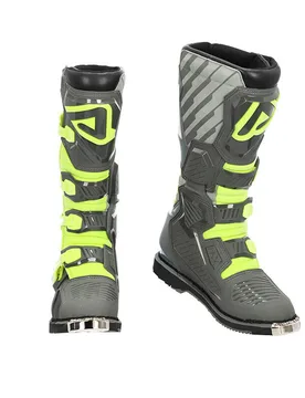 Stivali Moto Cross Enduro CE X-RACE Grigio Giallo taglia 39 - Acerbis - FashionsVida