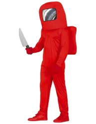 Killer-Astronaut Teenager-Kostüm rot