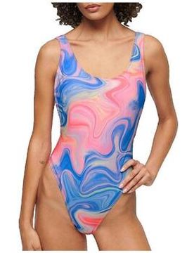 Badeanzug Maillot De Bain Une Pièce Imprimé Marbré Eu S;Eu M;Eu L;Eu Xl Female