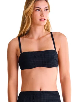 Bikini Ober- Und Unterteile Vorgeformtes Bandeau-Badeanzug-Top Calvi Fr 40b;Fr 42b;Fr 42c;Fr 42d Female - Lisca - FashionsVida