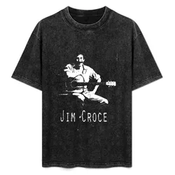 Jim Croce T-Shirt Relaxed Fit Casual Short Sleeve Top