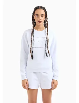 Exchange Felpa 3dym71 Optic White XS - Armani - FashionsVida