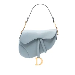 Grained Calfskin Saddle Bag