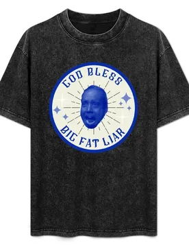 God Bless Big Fat Liar T-Shirt Plus Size Workout Short Sleeve Top - Aliexpress - FashionsVida