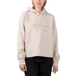 Embroidered Monologo Hoodie Classic Beige M Damen