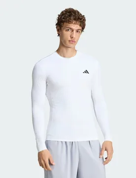 T-shirt da allenamento PrimeLift Essentials a maniche lunghe XL White - Adidas - FashionsVida