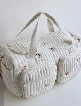 Nueva Bolsa de Pañales de Moda Coreana con Gran Capacidad, Bolsa de Viaje, Bolsa de Hospital Maternidad, Portátil, Ligera, Duradera, Elegante, Para - Shein - FashionsVida