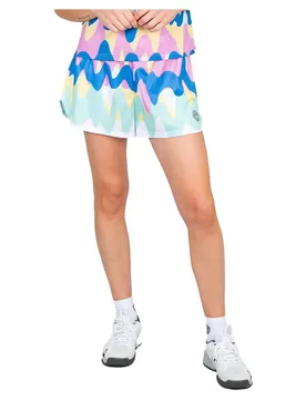 Good Vibes Printed 2in1 Shorts White / Multicolor L - Bidi badu - FashionsVida