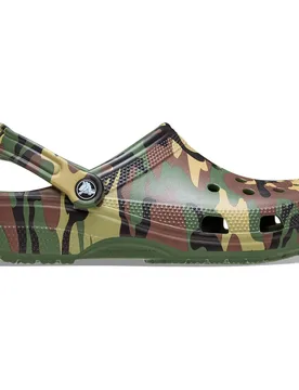 Sabots Classic Camouflage Army Green / Multi EU 48-49 Homme - Crocs - FashionsVida