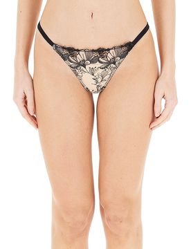 Perizoma in pizzo LINGERIE NERO IV