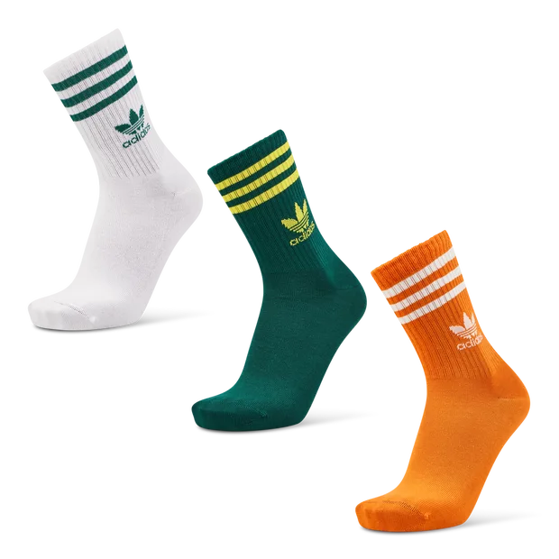 Solid Crew 3 Pack Unisex Socken - Rot - Größe 37-39 Red 37-39 - Adidas - FashionsVida