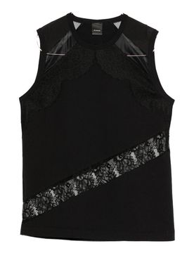 T-shirt Molly in cotone con pizzo