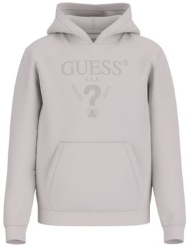 Felpa cappuccio grigio chiaro Beau M5RQ36 KCN01 G9B8