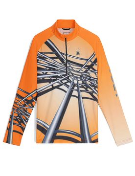 Camiseta interior con cremallera Legacy para hombre naranja M