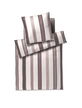 Joop Ropa de cama de satén Banks 70x90cm/140x220cm Stone gris claro