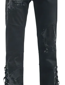 Gothic Stoffhose - Adrian Pant Boot Cut - W30L32 bis W38L34 - für Männer - Größe W38L34 - schwarz - Männer - male - Vixxsin - FashionsVida