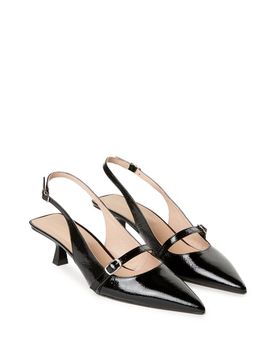 Slingback en cuir Charlotte