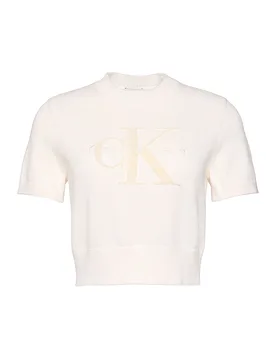 Calvin Klein Pullover crema M - Calvin Klein - FashionsVida