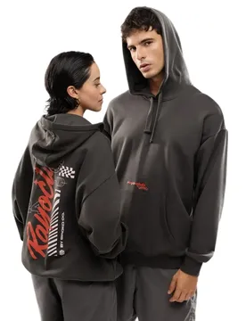Felpa Con Cappuccio Rc Squad Grey L