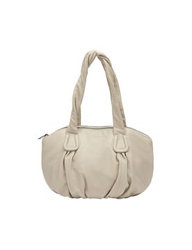 Bolso de cuero - Bolso de mano ARCHIVE LUCY Small crema