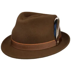 Hulbert Trilby Wool Hat by - brown - Size: XL (60-61 cm)