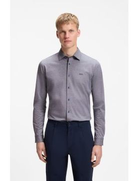 Para hombre. 50519748 Camisa Mysoft (S), Casual, Algodón, Manga larga