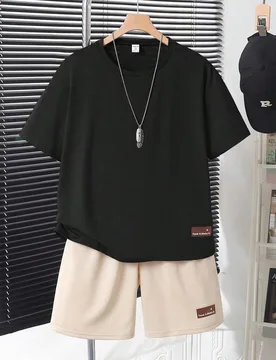 Sudadera con capucha de manga larga y pantalones casuales y cómodos para adolescentes - Shein - FashionsVida