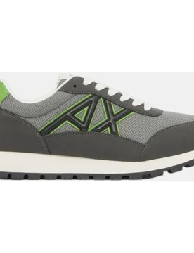 Zapatilla retro runner con logo - Armani Exchange - FashionsVida