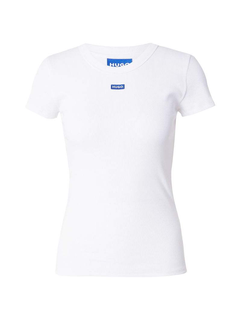HUGO Camiseta navy / blanco