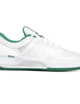 Intrigue Tour Padel Shoes White / White / Bosphorus UK 5 - Wilson - FashionsVida