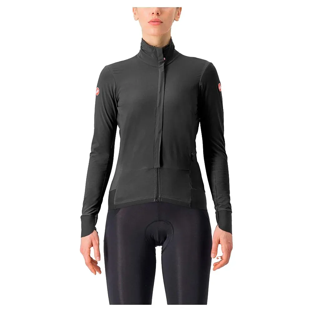Giacca Alpha Flight Ros Black / Black Reflex - Castelli - FashionsVida