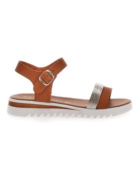 Sandali Cognac Made In Italy 001 37