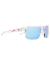 Lunettes de soleil polarisées - Chase Shiny X'tal/Smoke With Blue Mirror Polarized - Blanc