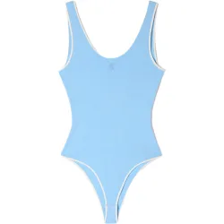 Body de punto de mujer fino con bordado