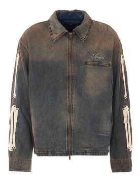 Giacca in denim Lea Bones Dark Dust